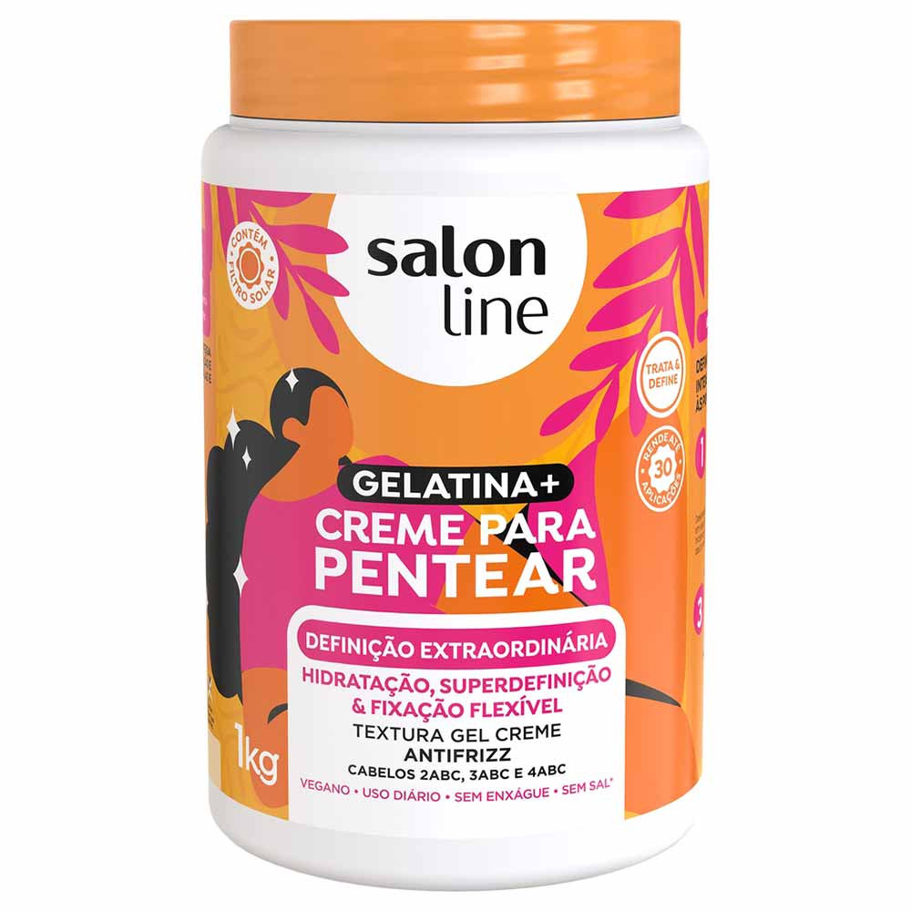 Salon Line Creme de Pentear Definição Extraordinária Tamanho Profissional